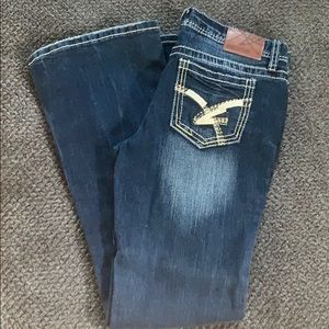 Amethyst Dark Wash Jeans 9 Short